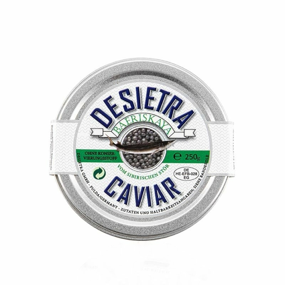 Desietra Baeriskaya Kaviar (Acipenser baerii)
					ohne Konservierungsmittel, 250 g
				