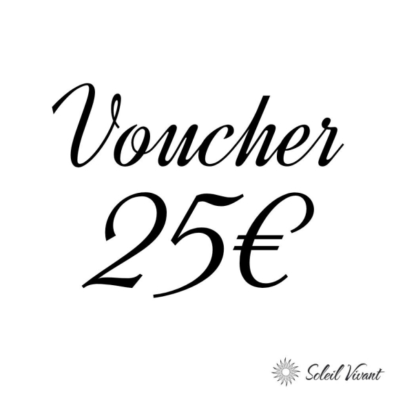 Geschenkgutschein 25€
					"Voulez-vous manger avec moi?"
				
