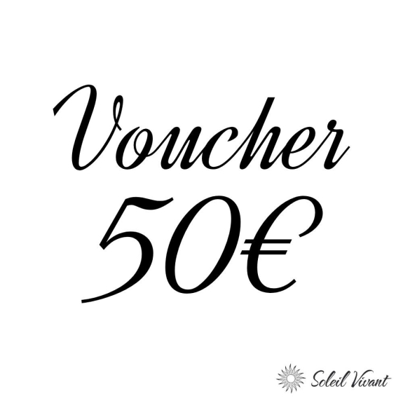 Geschenkgutschein 50€
					"Voulez-vous manger avec moi?"
				