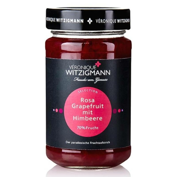 Rosa Grapefruit mit Himbeer
					Fruchtaufstrich, 70 % Frucht, V&eacute;ronique Witzigmann, 225 g
				