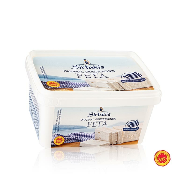 Griechischer Feta Käse g.U., Schafkäse, Sirtakis, 400 g