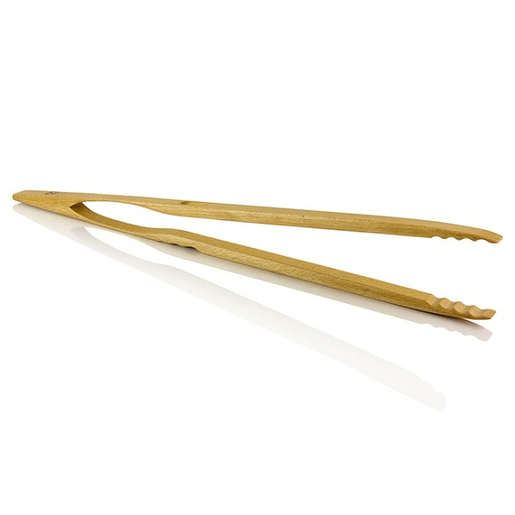 Holz Grillzange 60 cm, aus Buchenholz