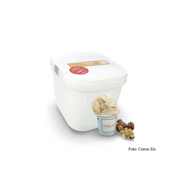 Haselnuss Milcheis
					mit Piemonteser Haselnusspaste, Creme Eis, 2,5 l
				