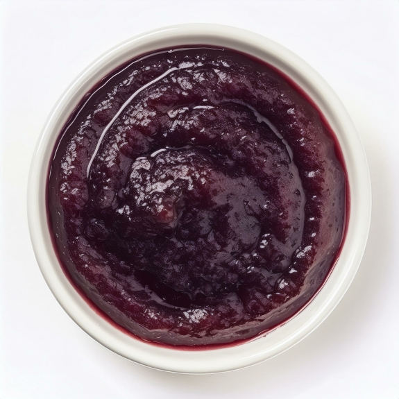 Heidelbeer Fruchtpüree
					100 % Blaubeeren, fein passiert, 680 g
				