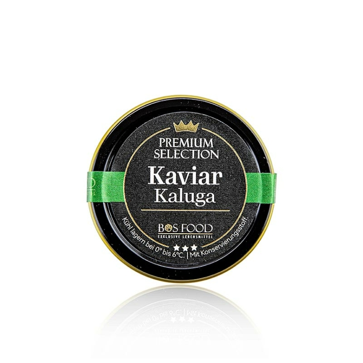 Kaluga Kaviar (Huso dauricus) BOS FOOD Premium Selection, 50 g