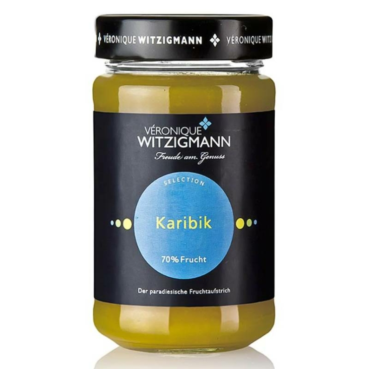 Karibik Fruchtaufstrich, 70 % Frucht, Véronique Witzigmann, 225 g