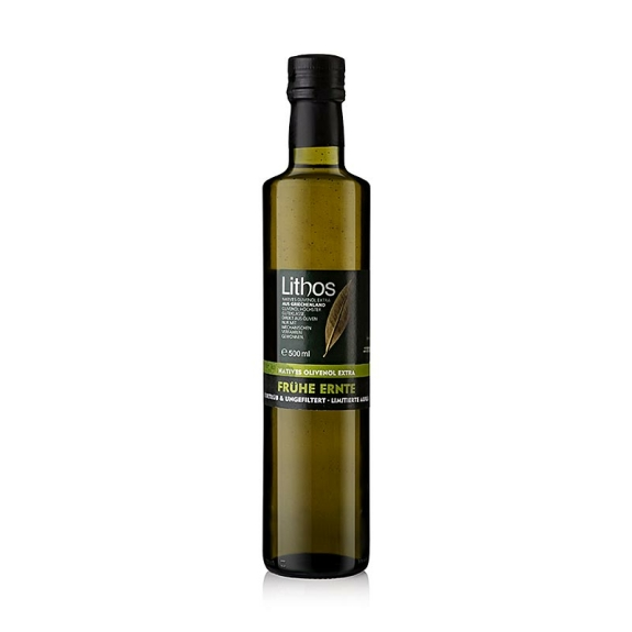 Lithos, frühe Ernte
					Natives Olivenöl Extra, Peloponnes, Griechenland, 500 ml
				