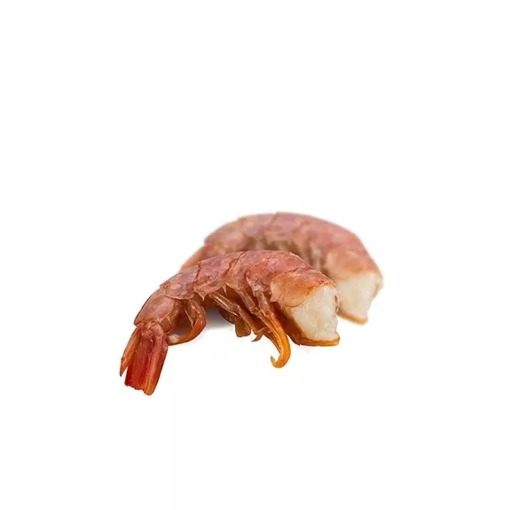 Premium Rotgarnelenohne Kopf mit Schale
					ca. 32-40 Stück, Argentinien, aus Wildfang, 1 kg
				