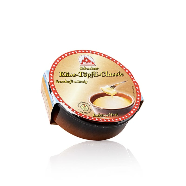 Schweizer Käsetöpfli Classic Käsefonduezubereitung im Tontöpfchen, 200 g