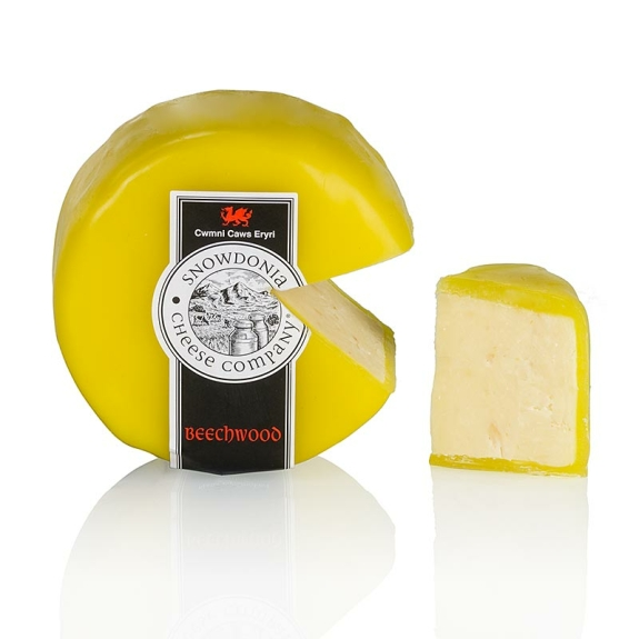 Beechwood
					Snowdonia, ger&auml;ucherter Cheddark&auml;se, gelber Wachs, 200 g
				