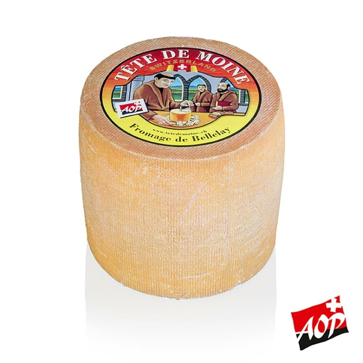 Mönchskopfkäse - Tête de Moine AOP, ganzer Laib, 800 g