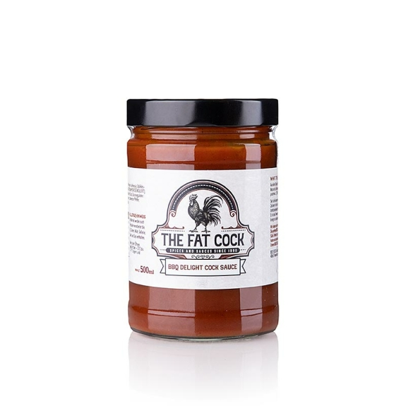 BBQ Delight Cock Sauce
					The Fat Cock, 500 ml
				