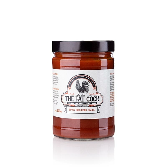 Spicy BBQ Cock Sauce
					The Fat Cock, 500 ml
				