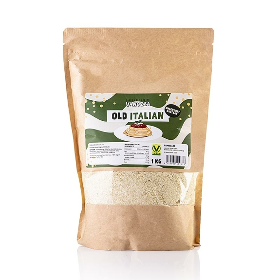 Vegane Hartkäsealternative "Parmesan"
					Old Italian, Vanozza, 1 kg
				