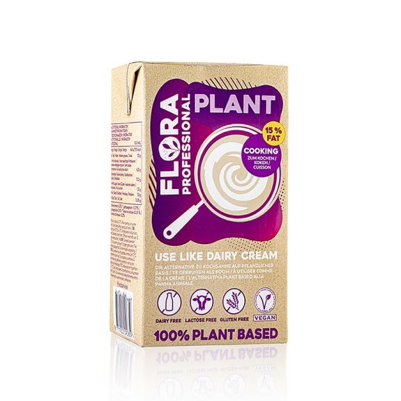 Vegane Sahne Ersatz
					15 % Fett, Flora Professional, 1 Liter
				