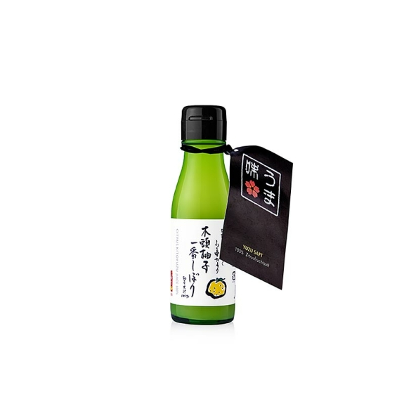 Yuzu Saft "Shibotte"
					100 % Yuzu, Zitronen Saft, Japan, 100 ml
				