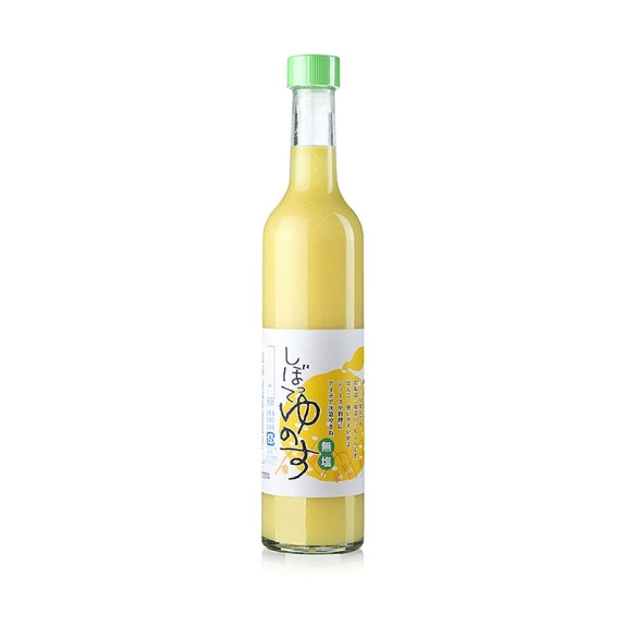 Yuzu Saft "Shibotte"
					100 % Yuzu, Zitronen Saft, Japan, 500 ml
				