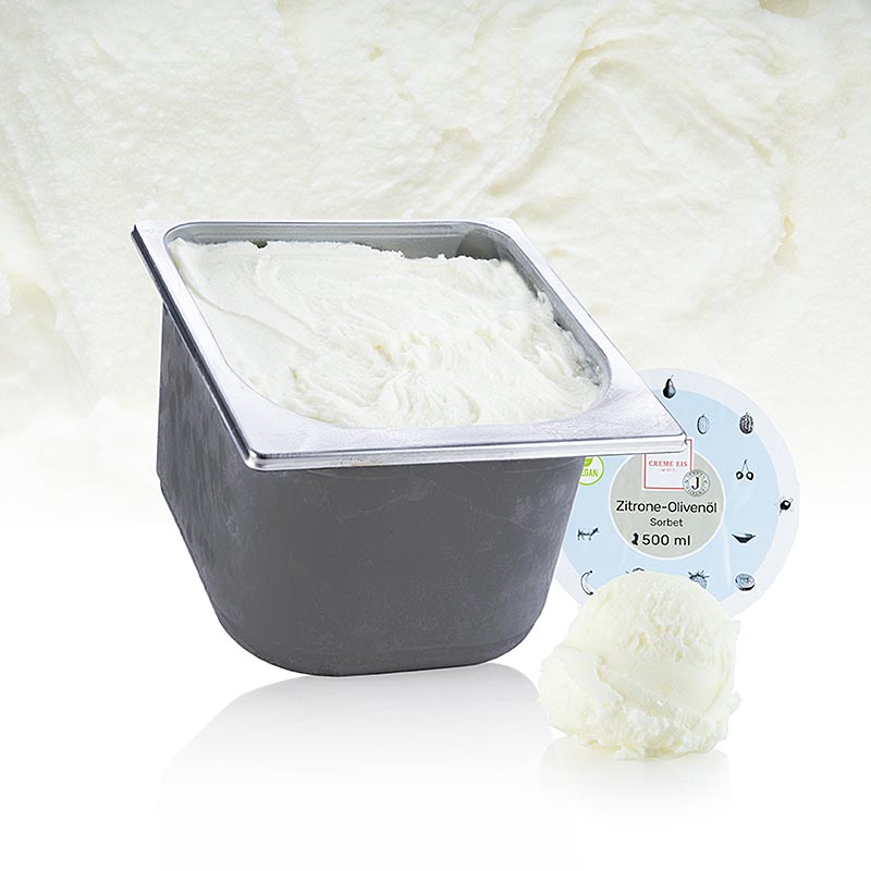 zitronen olivenöl sorbet